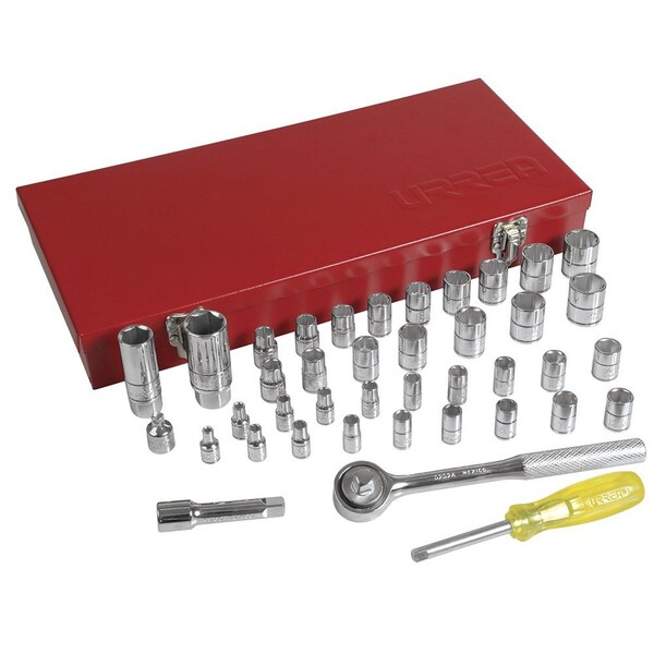 3/8" Drive SAE, Metric, 41 pcs